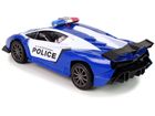 Lean Toys, policja wyścigowa, pojazd zdalnie sterowany, 1:16