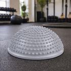 Lean Toys, półkula sensoryczna do masażu i ćwiczeń równowagi, szara, 16 cm
