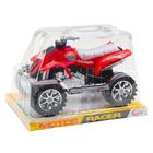 Lean Toys, quad terenowy, pojazd z napędem, czerwony