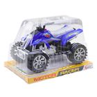 Lean Toys, quad terenowy, pojazd z napędem, niebieski