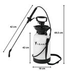 Lean Toys, ręczny opryskiwacz ciśnieniowy do podlewania i nawożenia, 5l