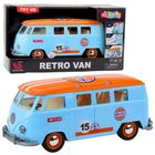 Lean Toys, Retro Van, pojazd interaktywny, niebieski