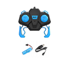 Lean Toys, samochód kaskaderski, pojazd zdalnie sterowany, niebieski