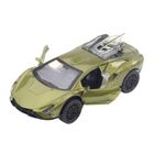 Lean Toys, samochód metalowy z napędem, światła dźwięki, 1 szt.