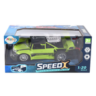 Lean Toys, samochód z efektem dymnym, pojazd zdalnie sterowany, zielony, 1:20