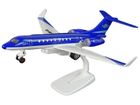 Lean Toys, samolot pasażerski G-650, model niebieski