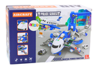 Lean Toys, samolot policyjny, pojazd interaktywny 2w1