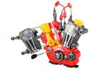 Lean Toys, silnik do rozkręcania + narzędzia