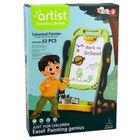 Lean Toys, tablica dwustronna, magnetyczna i kredowa, zielona, 52 elementy