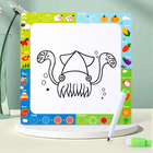 Lean Toys, tablica edukacyjna 2w1, sorter, drewniana, dzikie zwierzęta