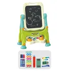 Lean Toys, tablica edukacyjna 3w1, dwustronna, zielona
