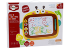 Lean Toys, tablica magnetyczna do malowania z akcesoriami, różowa