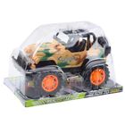 Lean Toys, terenówka Off-Road, pojazd militarny, beżowy