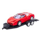 Lean Toys, terenówka z lawetą i wyścigówką