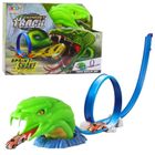 Lean Toys, tor samochodowy z wyrzutnią, wąż