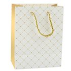 Lean Toys, torba prezentowa papierowa błyszczące serduszka, 23-18-10,5 cm, 1 szt.