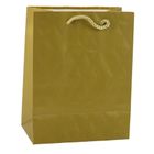 Lean Toys, torba prezentowa papierowa elegancka złote wzory, 23-18-10,5 cm, 1 szt.