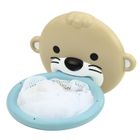 Lean Toys, wydra z rodzinką, zabawki do kąpieli, 7 elementów