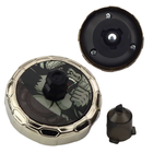 Lean Toys, wyrzutnia z bączkiem, latający dysk, czarny