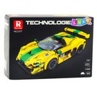 Lean Toys, wyścigówka P1 GTR, klocki konstrukcyjne, żółta, 351 elementów