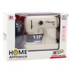 Lean Toys, zabawkowa maszyna do szycia z myszką dla dzieci światła biała