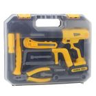 Lean Toys, zestaw majsterkowicza z wiertarką i narzędziami, interaktywny, 12 elementów