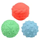 Lean Toys, zestaw zabawek sensorycznych: piramidka i piłki gumowe, 16 elementów