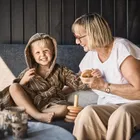 Leander, szlafrok, 5-6 lat, mocca