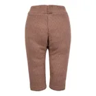 Legginsy chłopięce, sweterkowe, beżowe, Eevi