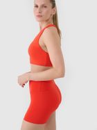 Legginsy damskie, szorty, czerwone, 4F