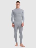 Legginsy termoaktywne męskie, szare, 4F