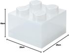 LEGO, Brick 4, pojemnik klocek, transparentny