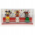 LEGO, duża gablota na klocki i minifigurki, czerwona