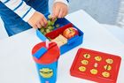 LEGO, lunchbox, niebiesko-czerwony