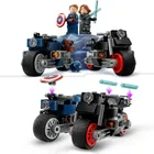 LEGO Marvel, Motocykle Czarnej Wdowy i Kapitana Ameryki, 76260