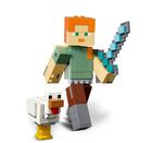 LEGO Minecraft, Minecraft BigFig, Alex z kurczakiem, 21149