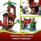 LEGO NINJAGO, Bitwa ninja: domek na drzewie z pojazdami, 71857