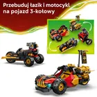 LEGO NINJAGO, Wielofunkcyjne pojazdy Kaia i Cole’a, 71864