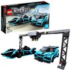 LEGO Speed Champions, Formula E Panasonic Jaguar Racing GEN2 Car i Jaguar I-PACE eTROPHY, 76898