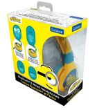 Lexibook, Minionki, składane słuchawki, 2w1, Bluetooth i przewodowe, z zabezpieczeniem głośności