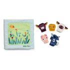 Lilliputiens, Farma, książeczka aktywizująca z mini-pacynkami, 12m+