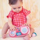 Lilliputiens, Kotka Jeanne, Radio, zabawka sensoryczna, przytulanka, 9m+