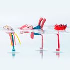 Lilliputiens, Kotka Jeanne, zestaw 3 zabawek do kąpieli z przyssawkami, 3m+