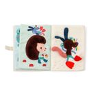 Lilliputiens, Myszka Nina, Przebieranki, miękka książeczka aktywizująca, 9m+