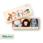 Lilliputiens, Piesek Jules, zestaw rozwijający zmysły, multisensoryczny, 0m+