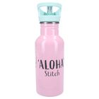 Lilo i Stitch, Take A Sip, bidon ze słomką, różowy, 500 ml