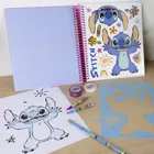 Lilo i Stitch, zestaw artystyczny z szablonami, naklejkami i kredkami, 49 elementów