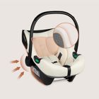 Lionelo, Astrid, i-Size, fotelik samochodowy z bazą, Beige Cream