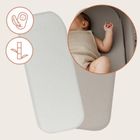 Lionelo, bambusowe prześcieradło z gumką, biały/beżowy, 60-118 cm, 2 szt.