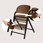 Lionelo, Celia, krzesełko do karmienia, black wood